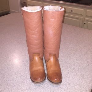 Frye Celia Shearling Tall Boots